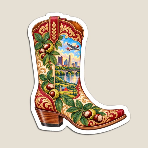 Artikelvorschau, Ohio Cowboy Boot entworfen und verkauft von Whimspired By Paxx.