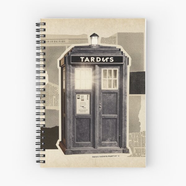 Item preview, TARDIS Scrap book designed and sold by Creepy Princess Creations.