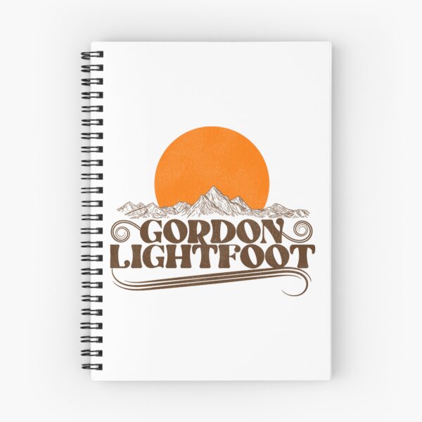 Item preview, Gordon Lightfoot Rising Sunset Mountain Graphic designed and sold by ReinKreer.