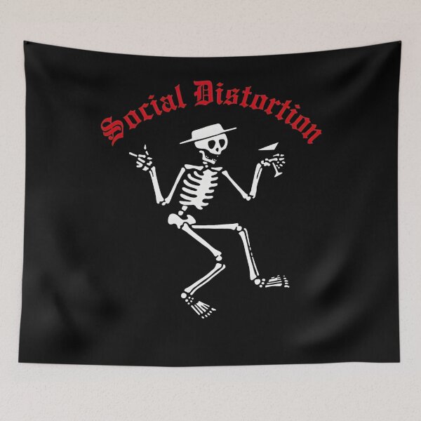 Artikelvorschau, Social Distortion Skeleton Dancing Band entworfen und verkauft von PillowPaws.