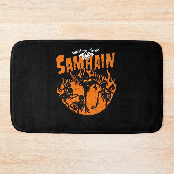 Item preview, Samhainn Demon Skeleton Fire Halloween designed and sold by grinbats.