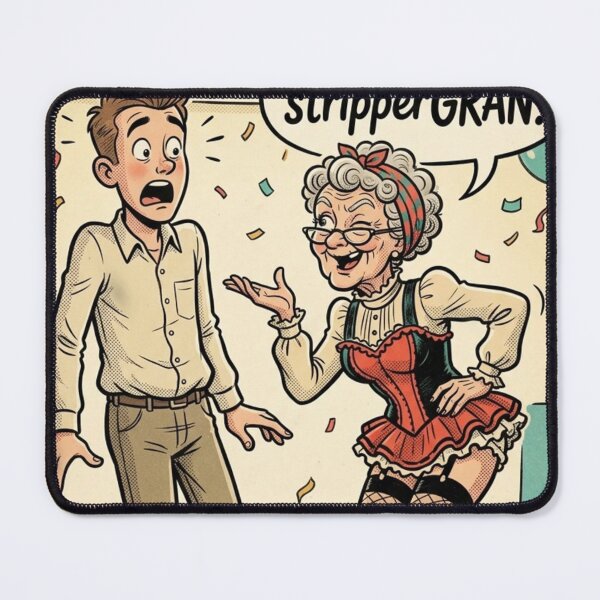 Item preview, Seaside Postcard: Strippergran designed and sold by halibutgoatramb.