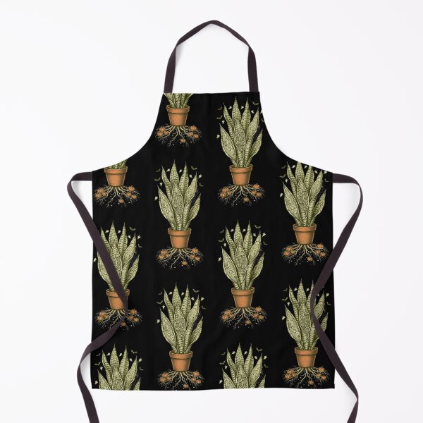 Item preview,  Haunted Snake Plant Halloween - Spooky Sansevieria with Gears and Pumpkins designed and sold by Aisha Reda.