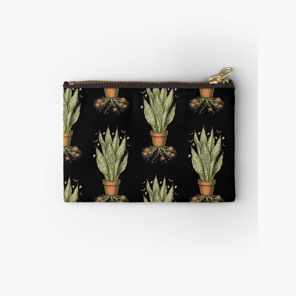 Item preview,  Haunted Snake Plant Halloween - Spooky Sansevieria with Gears and Pumpkins designed and sold by Aisha Reda.