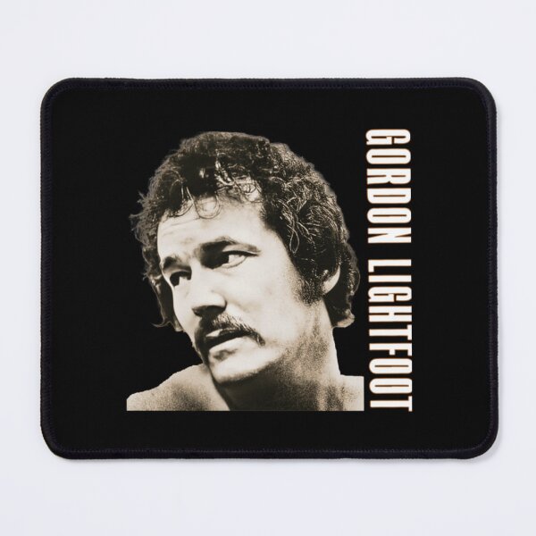 Item preview, Gordon Lightfoot Side Profile Monochrome Portrait designed and sold by ReinKreer.