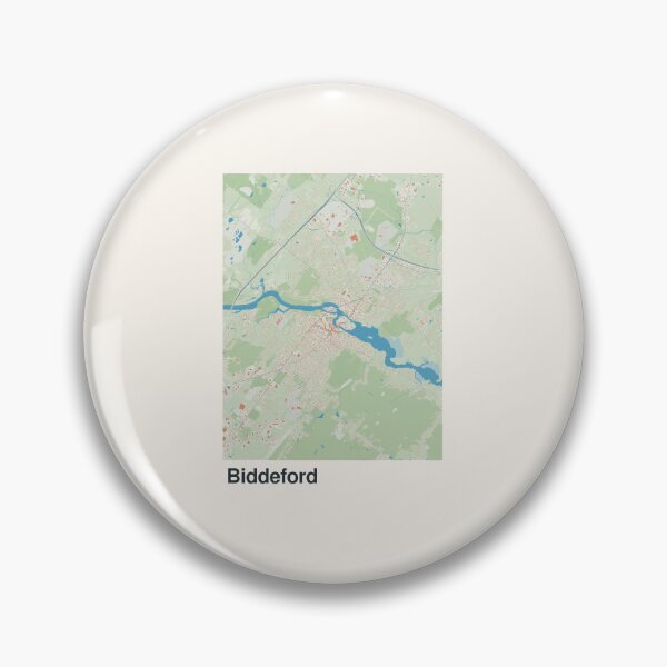 Item preview, Biddeford Minimalistic Map Art designed and sold by MapsNerd.