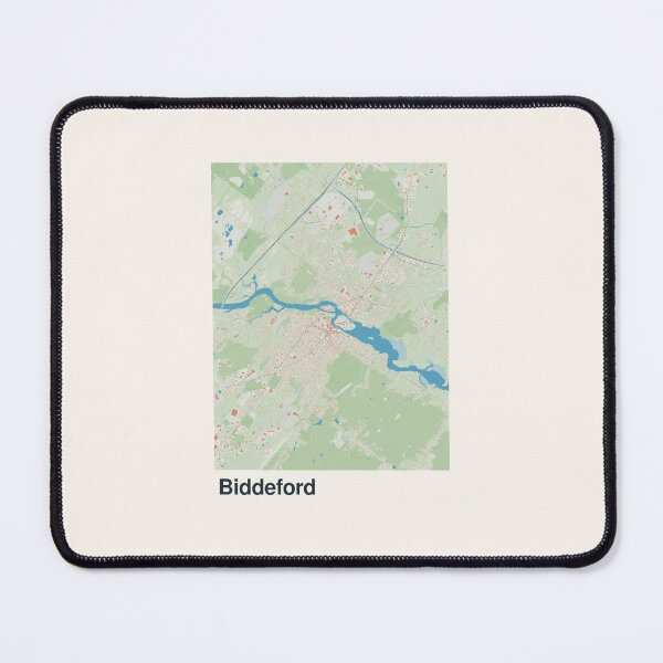Item preview, Biddeford Minimalistic Map Art designed and sold by MapsNerd.