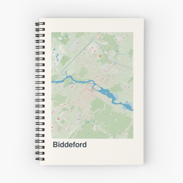 Item preview, Biddeford Minimalistic Map Art designed and sold by MapsNerd.