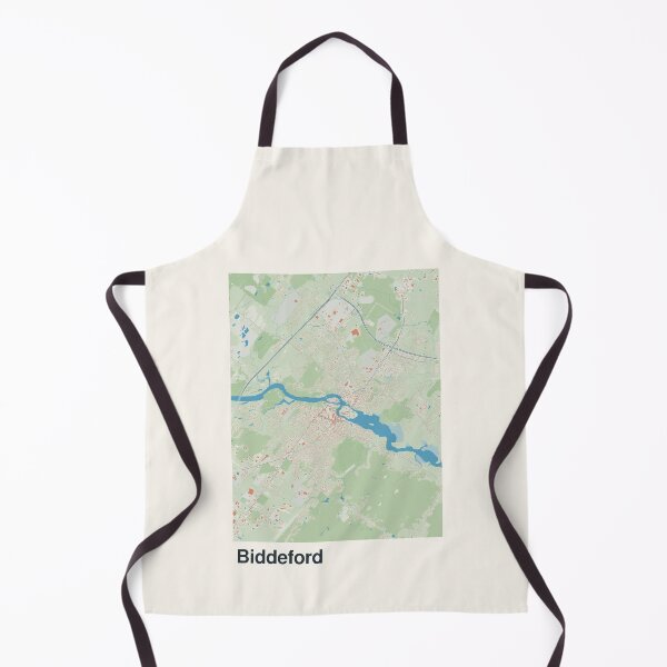 Item preview, Biddeford Minimalistic Map Art designed and sold by MapsNerd.
