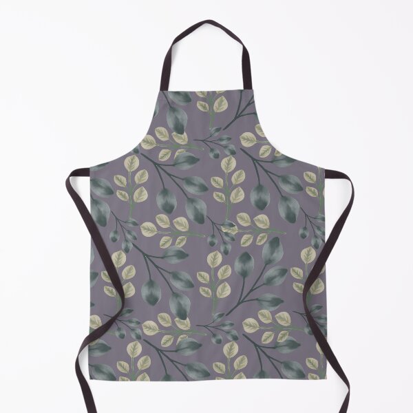 Item preview, Botanical Foliage Dusty Mauve Gray Seamless Pattern Art designed and sold by ​Jyoti Digital Artist.