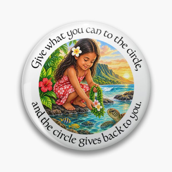 Item preview, Polynesian Community Proverb - Give what you can to the circle | Pacific Art designed and sold by ShakaLife.org.
