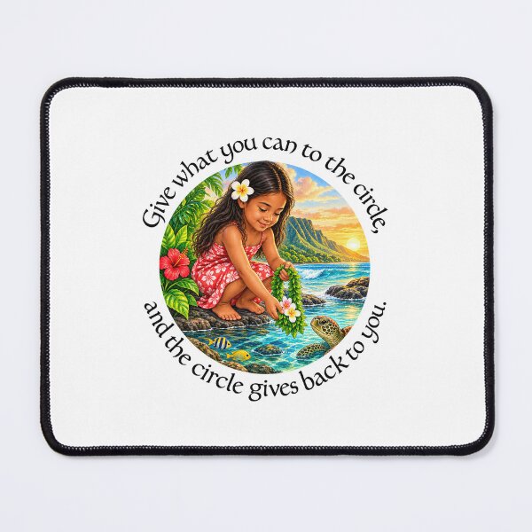 Item preview, Polynesian Community Proverb - Give what you can to the circle | Pacific Art designed and sold by ShakaLife.org.