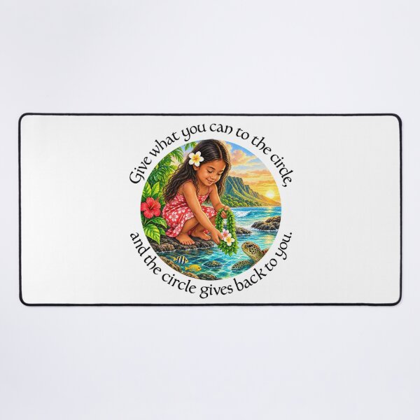 Item preview, Polynesian Community Proverb - Give what you can to the circle | Pacific Art designed and sold by ShakaLife.org.