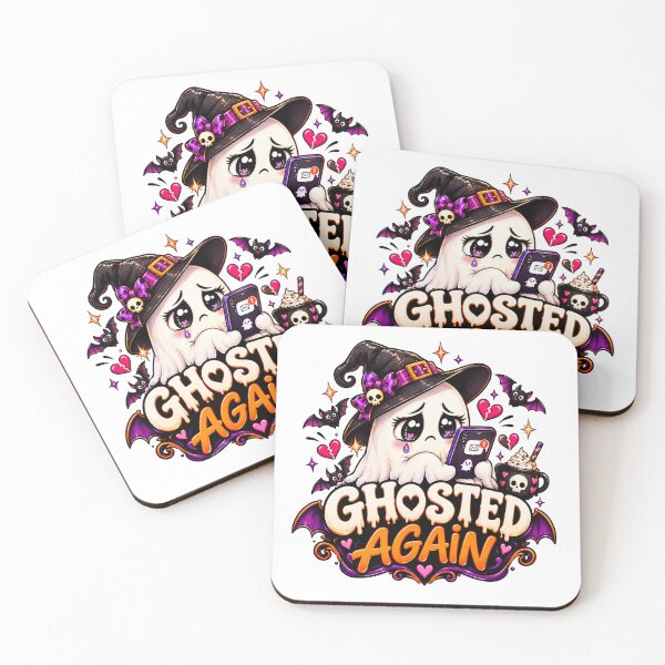 Item preview, Ghosted Again Halloween Ghost – Funny Spooky Ghost & Witch Design designed and sold by Pixanova.