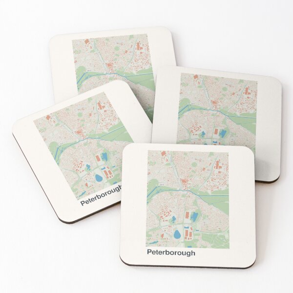 Item preview, Peterborough Minimalistic Map Art designed and sold by MapsNerd.