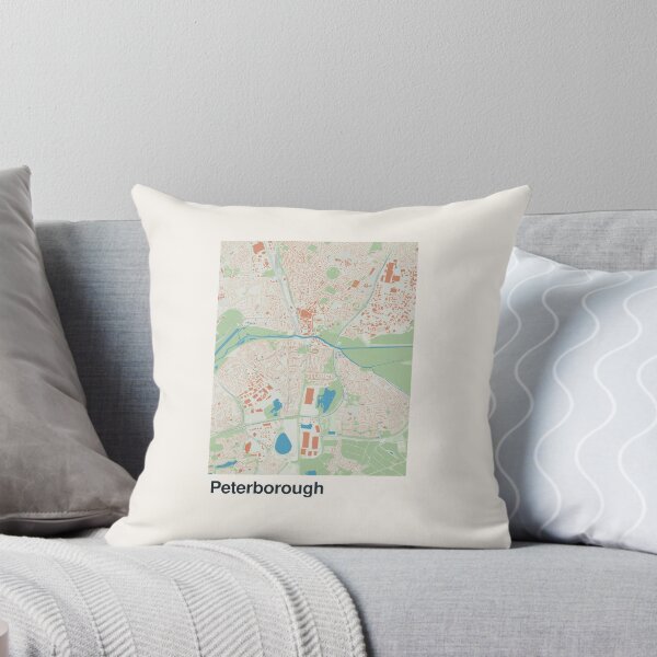 Item preview, Peterborough Minimalistic Map Art designed and sold by MapsNerd.