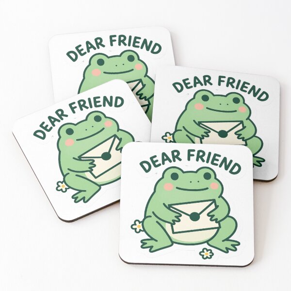 Item preview, Frog With Happy Mail designed and sold by chill-a-lot.