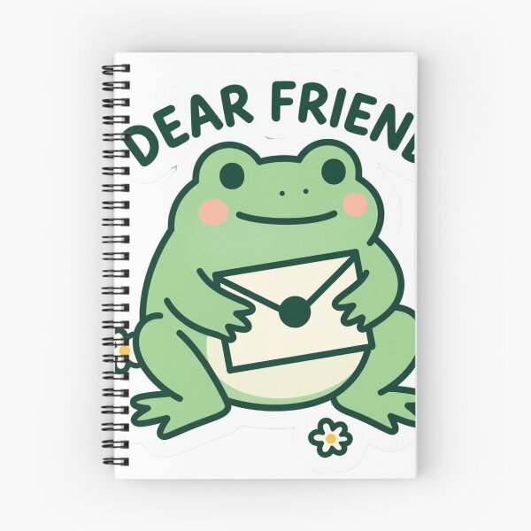 Item preview, Frog With Happy Mail designed and sold by chill-a-lot.
