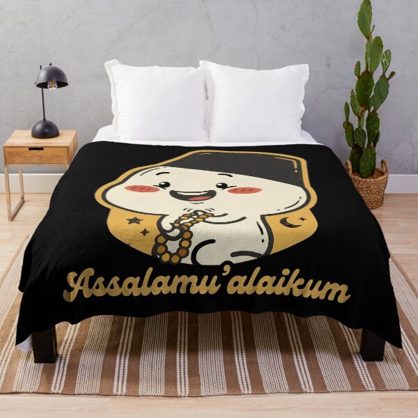 Item preview, Cute Muslim Character Retro Assalamualaikum designed and sold by MarianneFrank.