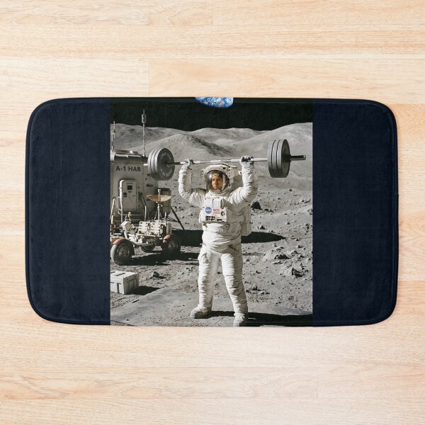 Artikelvorschau, NASA-Astronaut stemmt Gewichte auf dem Mond entworfen und verkauft von WiseBow.