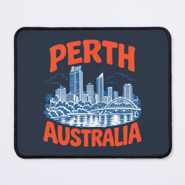 Item preview, Perth Australia Retro City designed and sold by HowToCanadian.