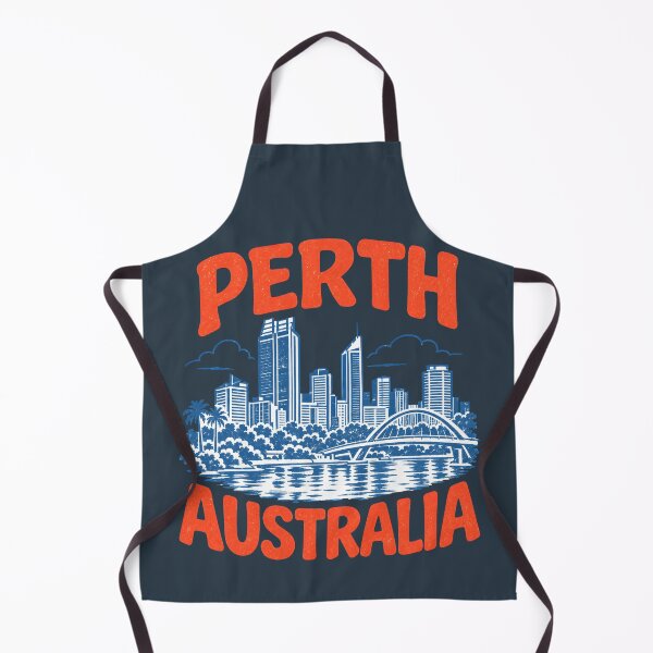 Item preview, Perth Australia Retro City designed and sold by HowToCanadian.