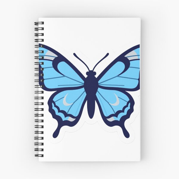 Item preview, Icy Blue Moon Moth designed and sold by chill-a-lot.