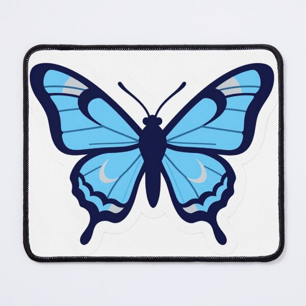 Item preview, Icy Blue Moon Moth designed and sold by chill-a-lot.
