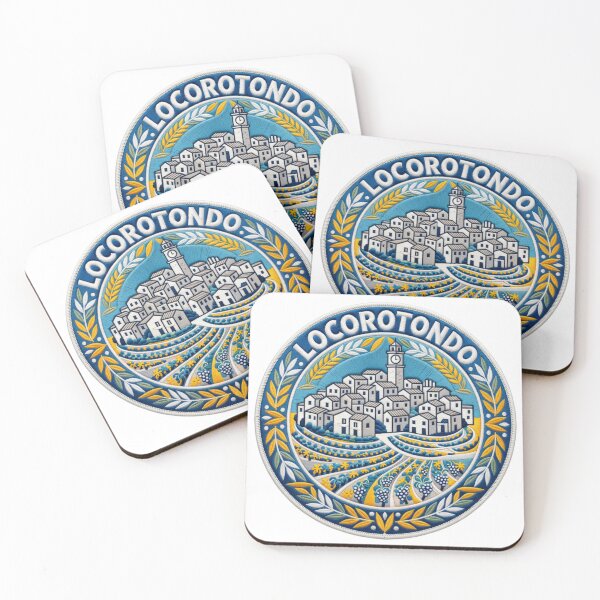 Item preview, Locorotondo Italy Puglia Whitewashed Town Embroidered Patch Sticker designed and sold by Imaginarium of Chaos falcon88 .