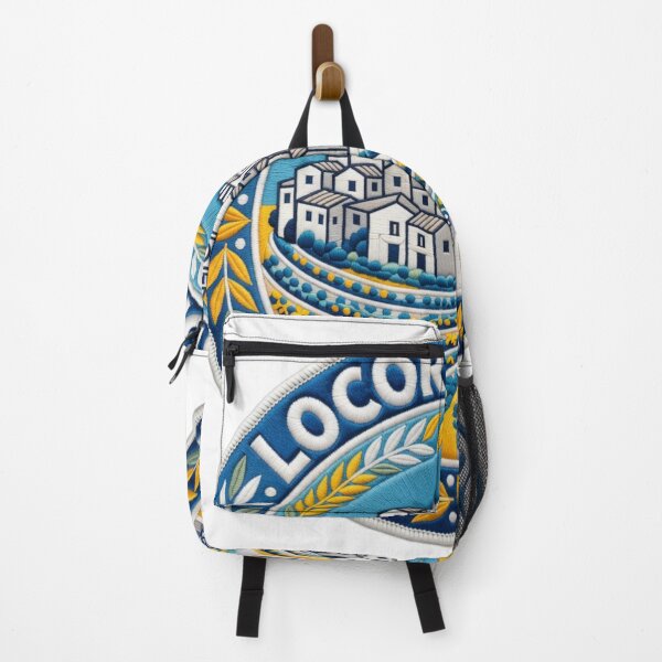 Item preview, Locorotondo Italy Puglia Whitewashed Town Embroidered Patch Sticker designed and sold by Imaginarium of Chaos falcon88 .