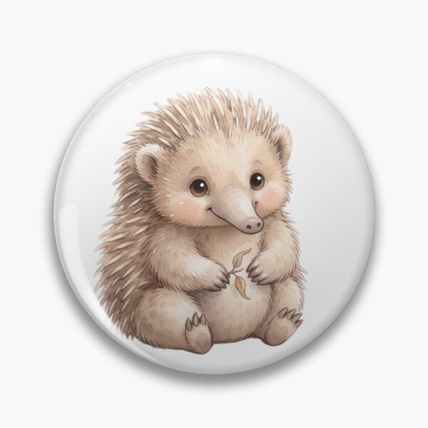 Item preview, Cute Echidna Puggle Australian Animal Watercolour Illustration designed and sold by made by Golightly x.