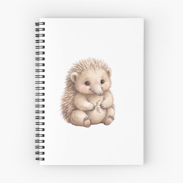 Item preview, Cute Echidna Puggle Australian Animal Watercolour Illustration designed and sold by made by Golightly x.