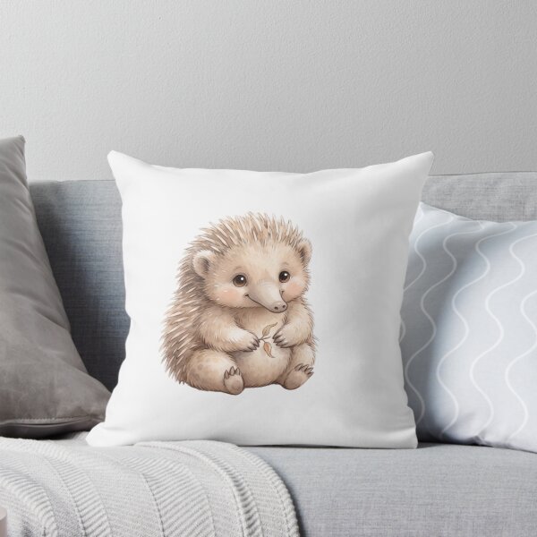 Item preview, Cute Echidna Puggle Australian Animal Watercolour Illustration designed and sold by made by Golightly x.