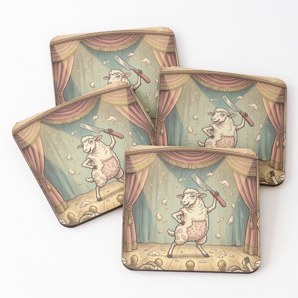 Item preview, Seaside Postcard: Sheep Strip Club designed and sold by halibutgoatramb.