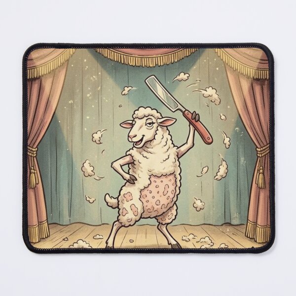 Item preview, Seaside Postcard: Sheep Strip Club designed and sold by halibutgoatramb.