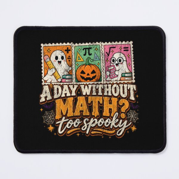 Item preview, A Day Without Math Too Spooky Halloween Math Teacher designed and sold by saralovesart.