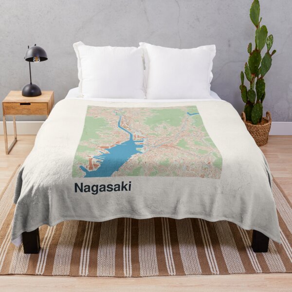 Item preview, Nagasaki Minimalistic Map Art designed and sold by MapsNerd.