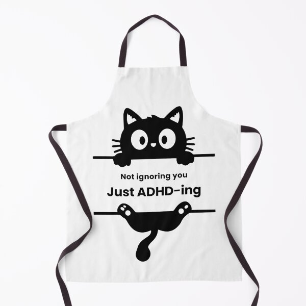 Item preview, Not Ignoring You Just ADHD-ing Funny ADHD Cat designed and sold by T-version.
