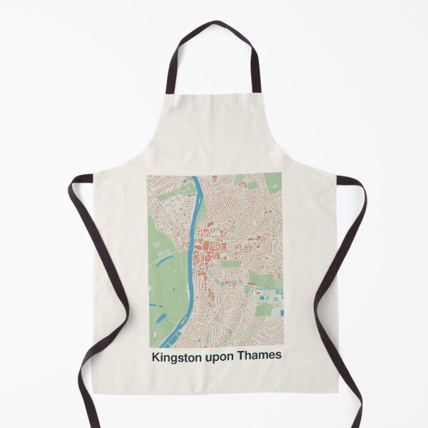 Item preview, Kingston upon Thames Minimalistic Map Art designed and sold by MapsNerd.