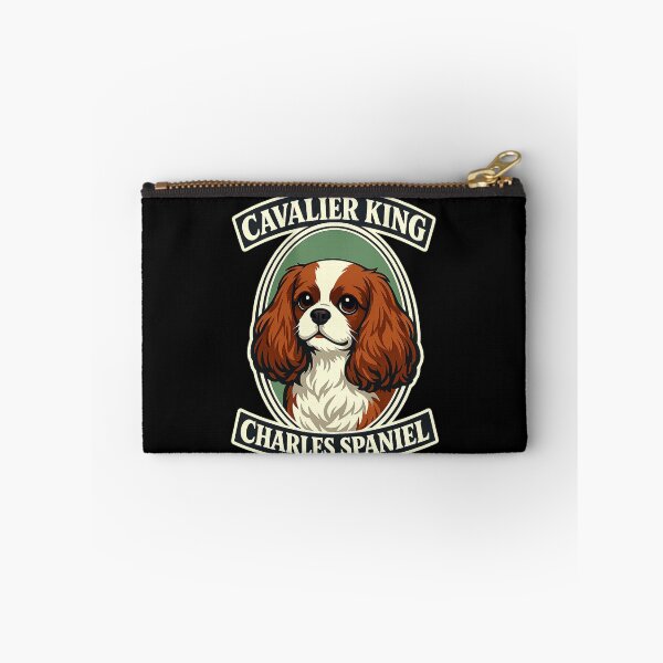 Item preview, Cavalier King Charles Spaniel Vintage Retro Dog Portrait designed and sold by BeardWave.