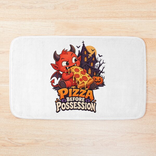 Item preview, Pizza Before Possession Halloween Funny Demon Pizza designed and sold by Pixanova.