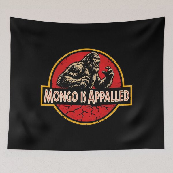 Item preview, Mongo is Appalled Funny Retro Bigfoot Vintage Graphic designed and sold by uimjerunok.