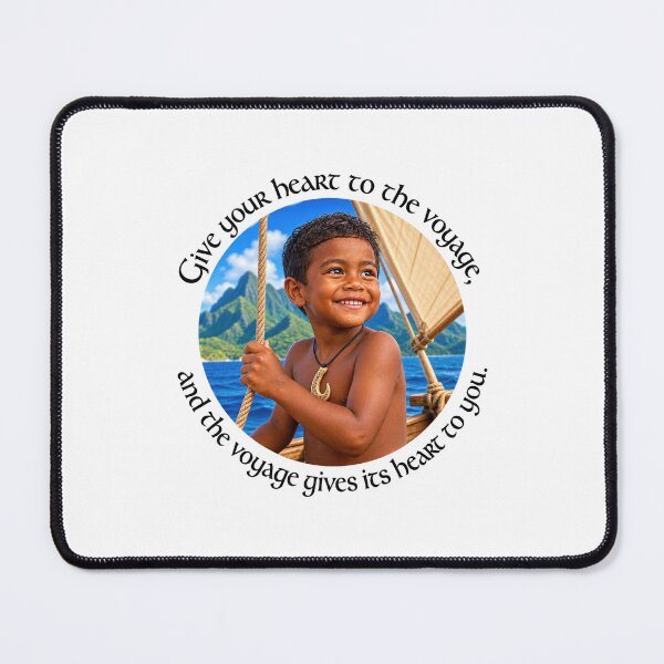 Item preview, Samoa Voyaging Proverb - Give your heart to the voyage | Pacific Art designed and sold by ShakaLife.org.