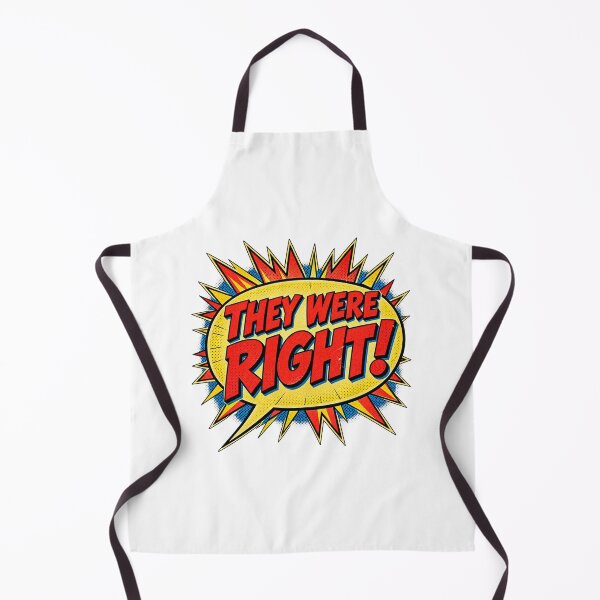 Item preview, They Were Right Retro Comic Burst designed and sold by PICARDDIGITAL.