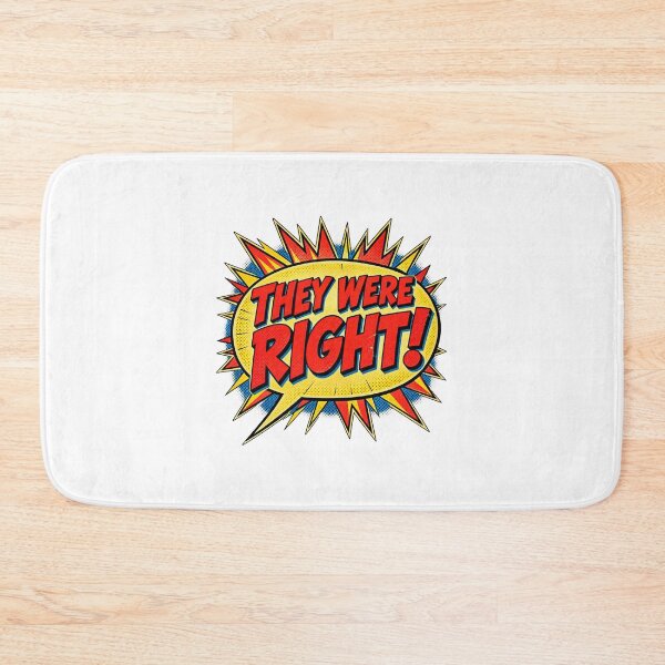 Item preview, They Were Right Retro Comic Burst designed and sold by PICARDDIGITAL.
