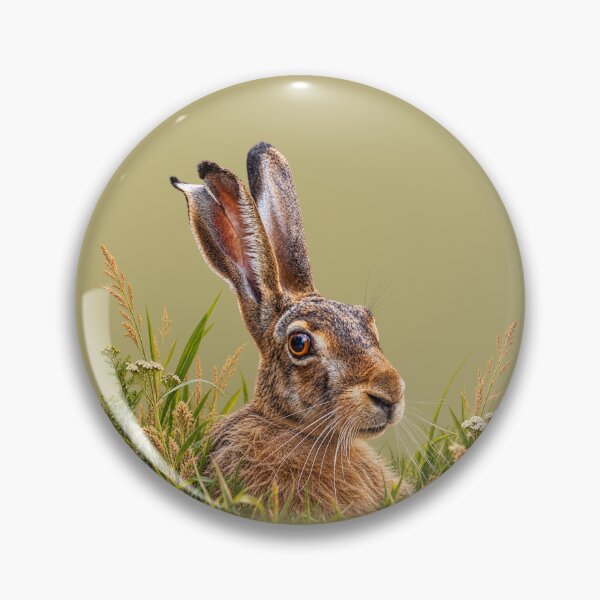 Item preview, Brown Hare in Meadow Grass designed and sold by Medve Photography & Design.