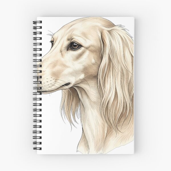 Item preview, Vintage Naturalist Saluki Portrait — Antique Dog Breed Art designed and sold by Catch333.