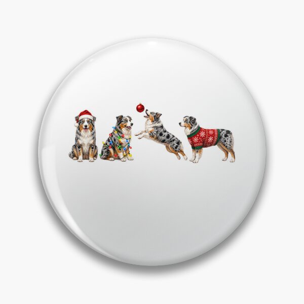 Item preview, Australian Shepherd Christmas  designed and sold by HarinDonreka.