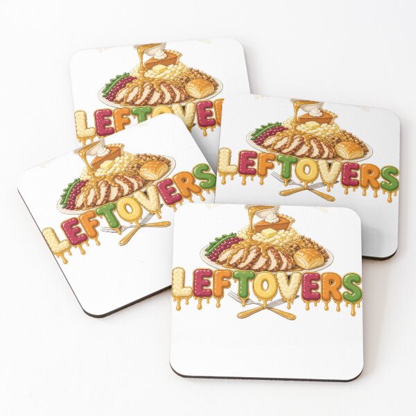 Item preview, Here For The Leftovers Funny Thanksgiving designed and sold by HappyVibration.