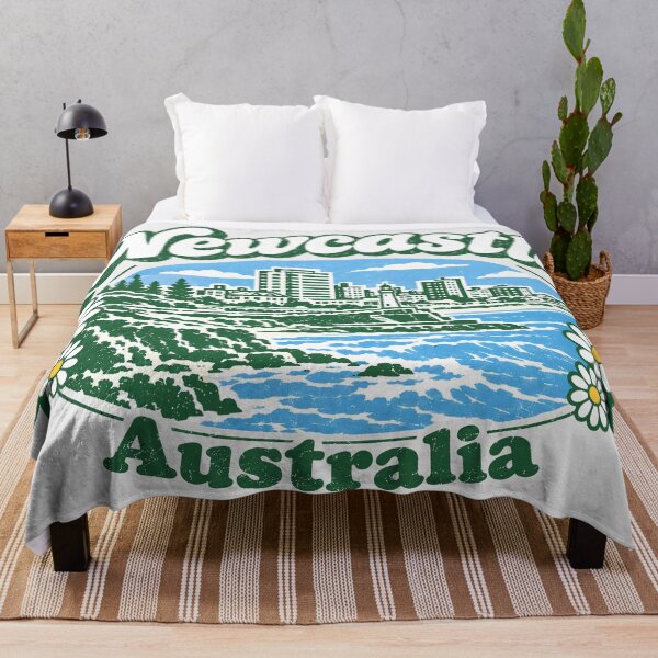 Item preview, Newcastle Australia Cute Floral Skyline designed and sold by HowToCanadian.